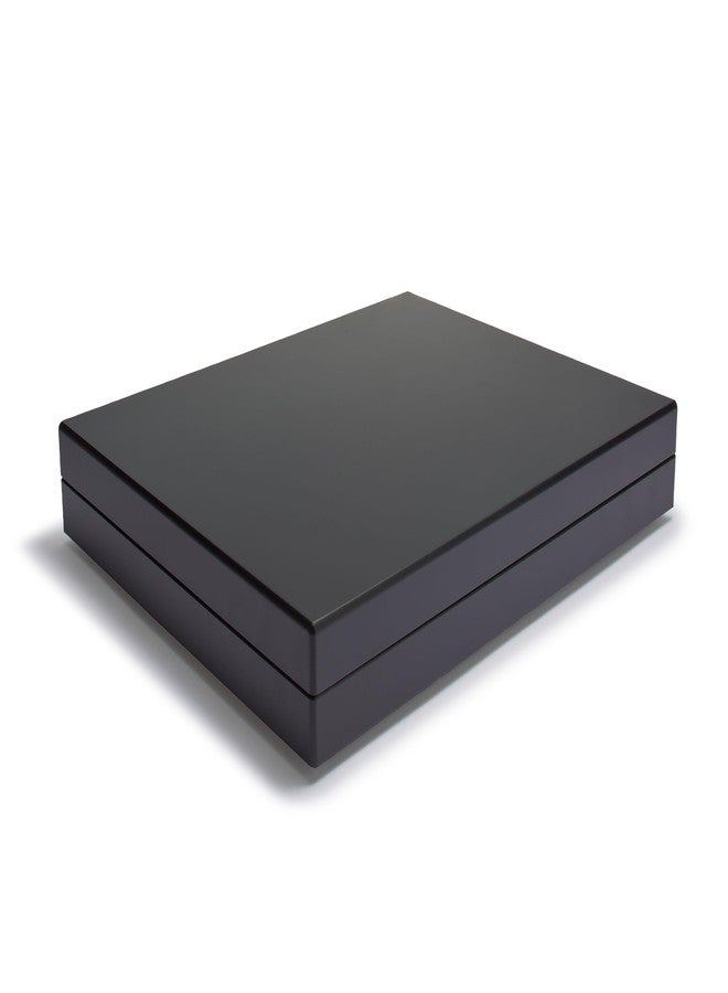 Lighthouse - VOLTERRA Deluxe Coin Display Case with 3 Wood Framed Trays for 60 2" x 2" Coin Holders or QUADRUM Snaplocks - Black - Image 2
